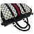 Gucci Vintage Sherry Line GG Pattern Mini Boston Bag Rot Marineblau - Ansicht 4