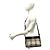 Bolsa de Ombro Burberry Nova Check Marrom Bege - vista 2