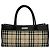 Burberry Nova Check Handtasche aus Canvas und Leder Braun Beige