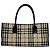 Burberry Nova Check Handtasche aus Canvas und Leder Braun Beige - Ansicht 3