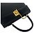 Céline Celine Vintage Logo Ring Hardware Calf Leather Handbag Black - view 4
