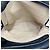 Loewe Vintage Leder-Rund-Tote-Bag mit eingraviertem Logo und Reißverschluss Marineblau - Ansicht 9