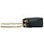 Mini borsa a tracolla Prada in pelle Saffiano Nero - vista 5