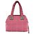 Borsa Mini Boston Chanel in vitello granulato rosa - vista 3