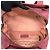 Borsa Mini Boston Chanel in vitello granulato rosa - vista 9