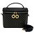 Céline CELINE Vintage Macadam Blazon Pattern Handtasche Braun Schwarz