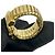 Bulgari Anillo Tubogas Bvlgari Negro Dorado - vista 4