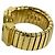 Bulgari Anillo Tubogas Bvlgari Negro Dorado - vista 5