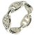 Ring Hermès Anel Faixa Hermes Enchainée PM Prata