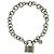 Autre Marque Tiffany & Co. Gliederkette-Armband mit Charms Silber