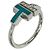 Autre Marque Anello fede Tiffany & Co. in oro bianco 18K Blu D'oro