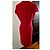 Paule Ka 'Geranium' rotes Kleid aus Triacetat und Polyester - Ansicht 12