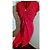 Paule Ka 'Geranium' rotes Kleid aus Triacetat und Polyester - Ansicht 3