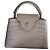 Louis Vuitton Capucines BB in pelle di coccodrillo bianca Bianco