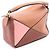 Bolso de mano 2-Way Loewe Puzzle Bag Mini Castaño Rosa - vista 2