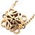 Colar Loewe Anagram Bombe Small Dourado