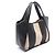 Stella Mc Cartney Borsa Tote Stella McCartney Logo Nero Beige - vista 2