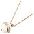 Piaget Possession Chalcedon Diamantenhalskette Weiß Golden