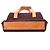 Céline Borsa Celine C Macadam Marrone Bordò - vista 12