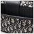Borsa a tracolla Christian Dior 30 Montaigne in jacquard Oblique Beige Blu navy - vista 8