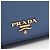 Prada Saffiano Metal Bi-fold Long Wallet Blau - Ansicht 11