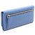 Prada Saffiano Metal Bi-fold Long Wallet Blau - Ansicht 2