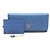 Prada Saffiano Metal Bi-fold Long Wallet Blau - Ansicht 6