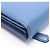Prada Saffiano Metal Bi-fold Long Wallet Blau - Ansicht 8