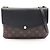 Bolsa de Ombro Louis Vuitton Twice Monogram Noir Marrom Preto