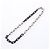 Louis Vuitton Collier Monogram Chain Necklace Negro Plata - vista 2