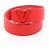 Louis Vuitton Reversible Leather Belt for Men Red