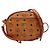 MCM Visetos Schultertasche aus braunem Leder
