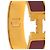 Hermès Bracciale Rigido Hermes Clic Clac H PM D'oro Porpora - vista 4