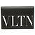 Clutch Valentino in pelle nera Nero