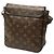 Louis Vuitton Monogram Macassar Bass PM Schultertasche Braun Schwarz - Ansicht 2