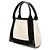 Borsa Balenciaga Cabas XS Navy Nero Bianco - vista 2