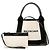 Borsa Balenciaga Cabas XS Navy Nero Bianco - vista 7