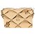 Chanel Coco Mark Matelassé Tasche mit Motif-Brosche Golden - Ansicht 3