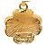 Timeless Chanel Coco Mark Kleeblatt Kettenhalskette Anhänger Golden - Ansicht 3