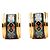 Hermès Hermes Gold Multicolor Enamel Clip-Ohrringe Mehrfarben Golden