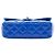 Chanel Blue Medium Quilted Patent Coco Shine Flap Azul - vista 3