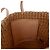Sac Panier Chloé Beige Mifuko Mini en Raphia avec Médaille Cheval - vue 5