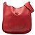 Hermès Red Clemence Evelyne I GM Roja
