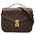 Louis Vuitton Brown Monogram Pochette Metis Braun