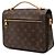 Louis Vuitton Brown Monogram Pochette Metis Braun - Ansicht 2