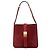 Borsa a tracolla Marie Bottega Veneta in camoscio rosso