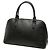 Borsa Burberry in pelle nera con tasca anteriore Nero - vista 2