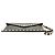 Clutch da polso a busta Rockstud Valentino in vitello nero - vista 3