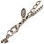 Collana con pendente Chanel Silver CC in ottone a doppia catena Argento - vista 4