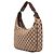 Gucci Pop Schultertasche Medium aus GG Canvas beige - Ansicht 2